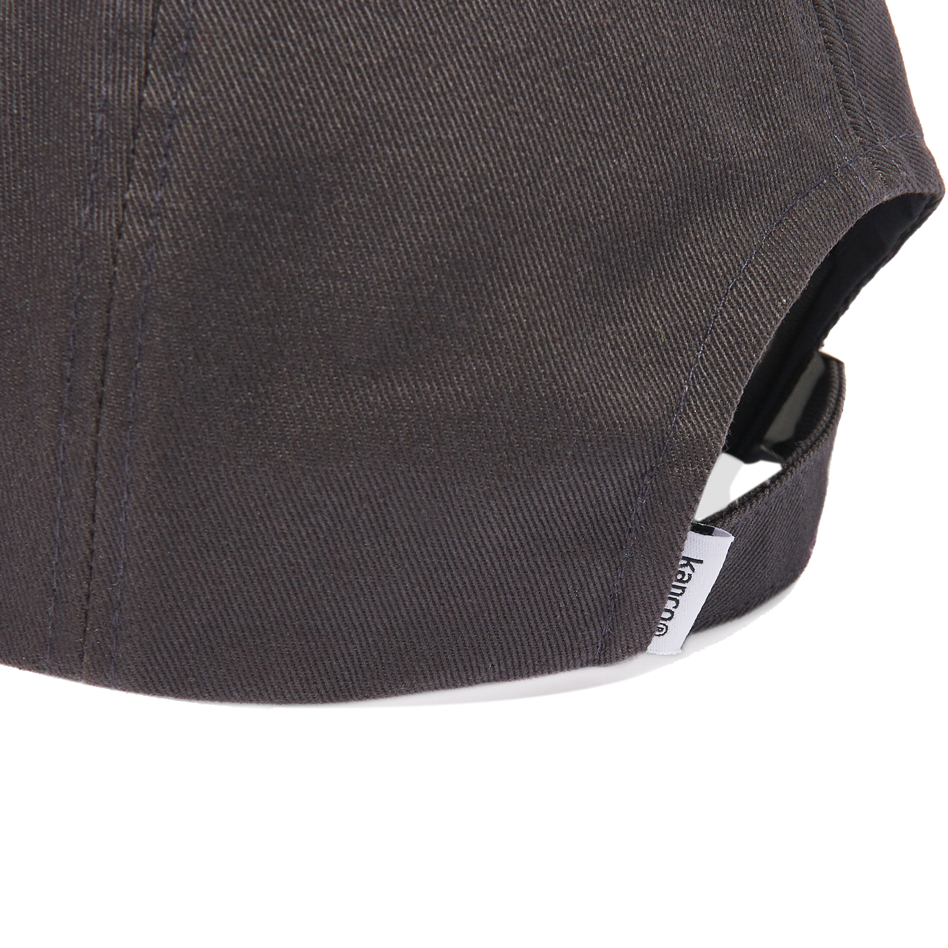 칸코(KANCO) KANCO SERIF LOGO CAP charcoal