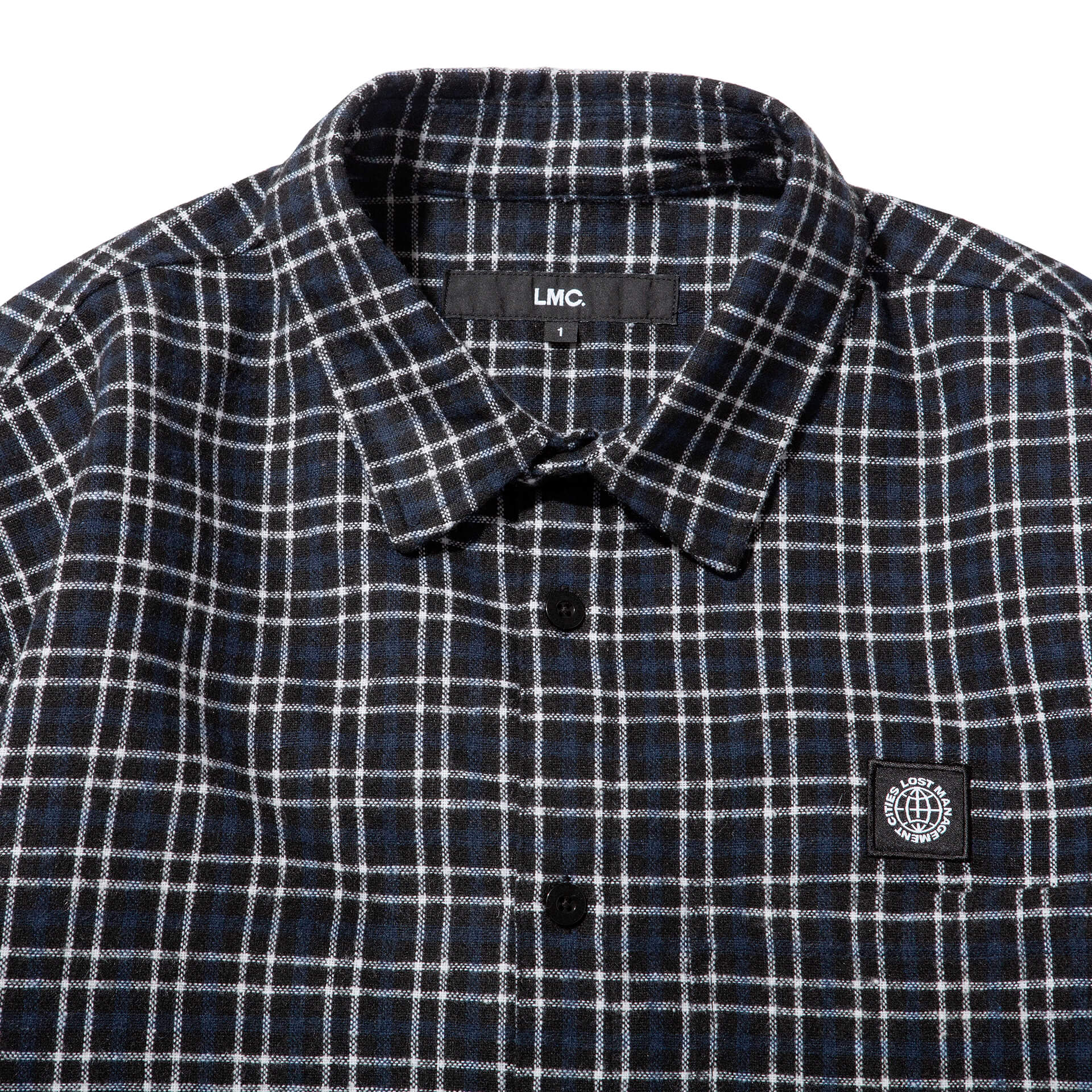 엘엠씨(LMC) LMC FN PLAID SHIRT black