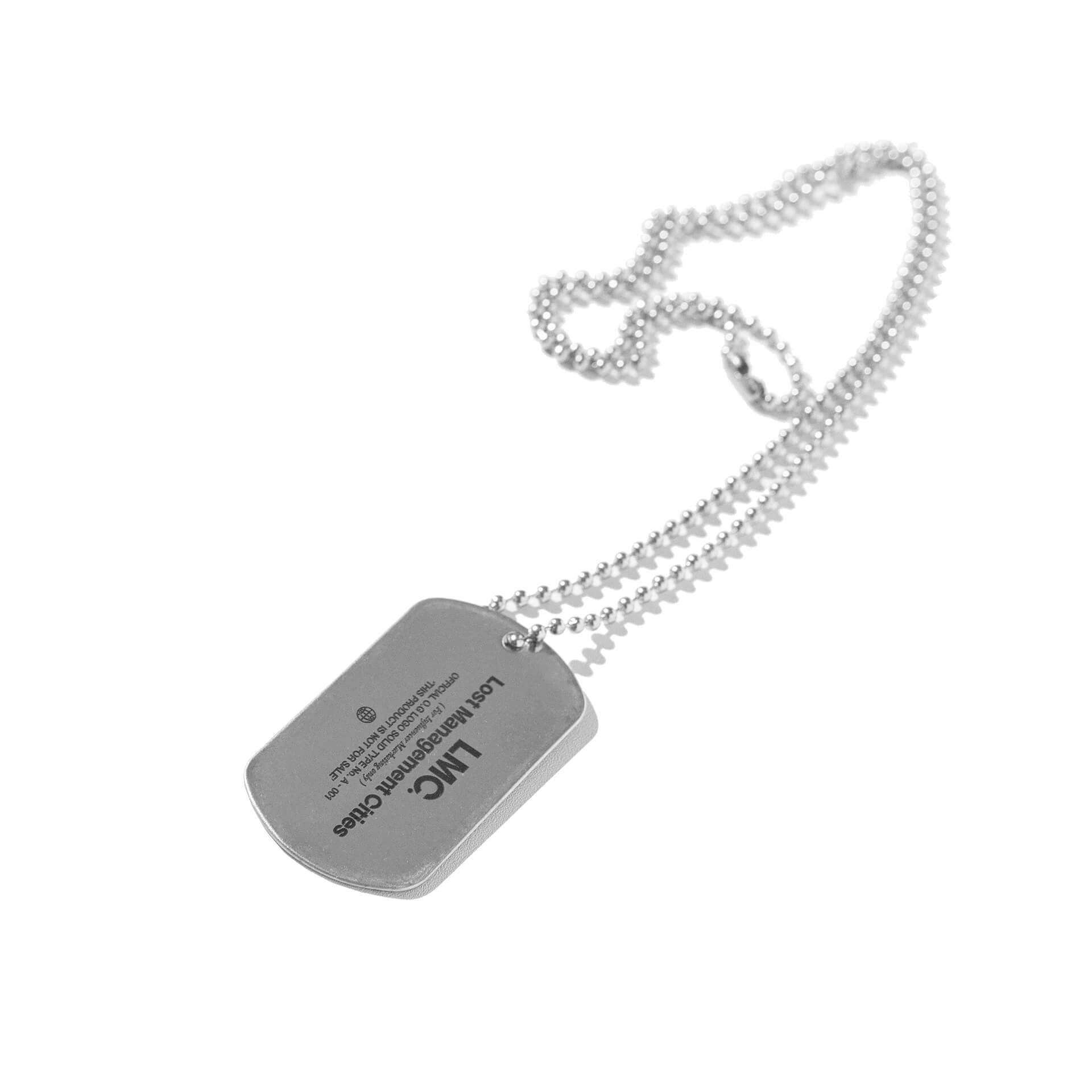 엘엠씨(LMC) LMC INFLUENCER DOG TAG REMADE BY LMC silver