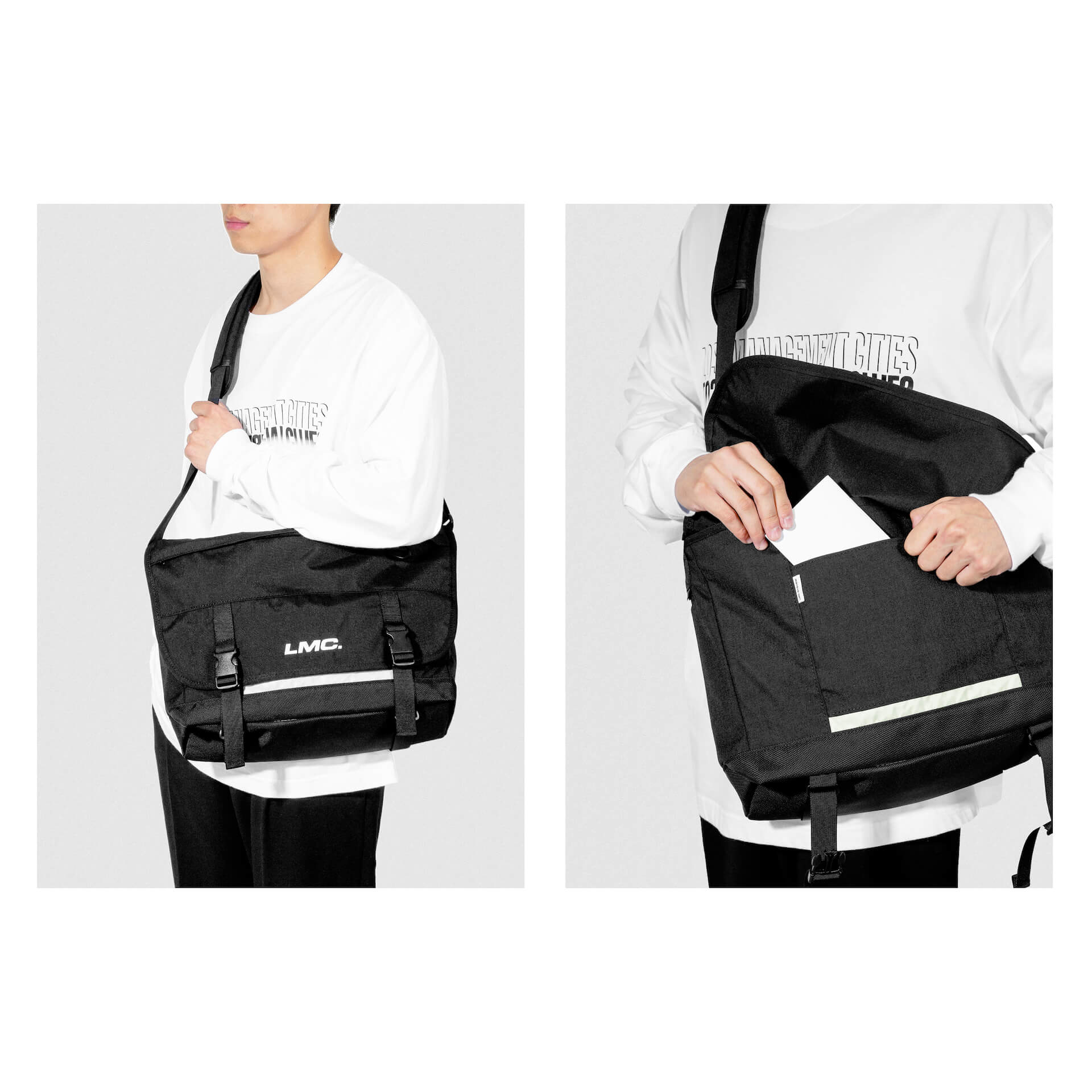 엘엠씨(LMC) LMC SYSTEM UTILITY MESSENGER BAG black