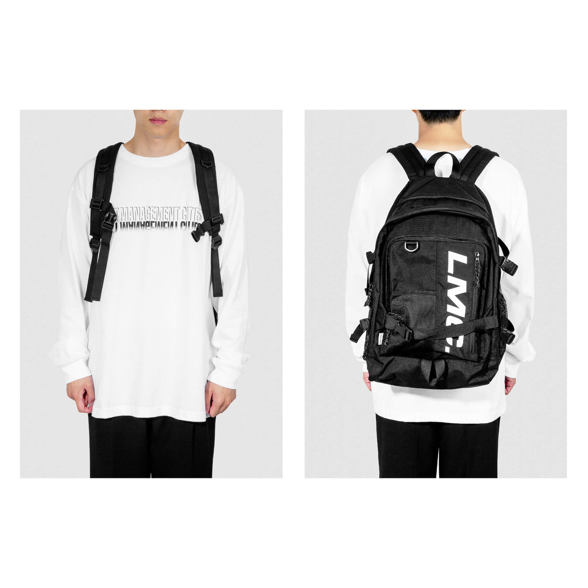 엘엠씨(LMC) LMC SYSTEM VERTICAL BACKPACK black