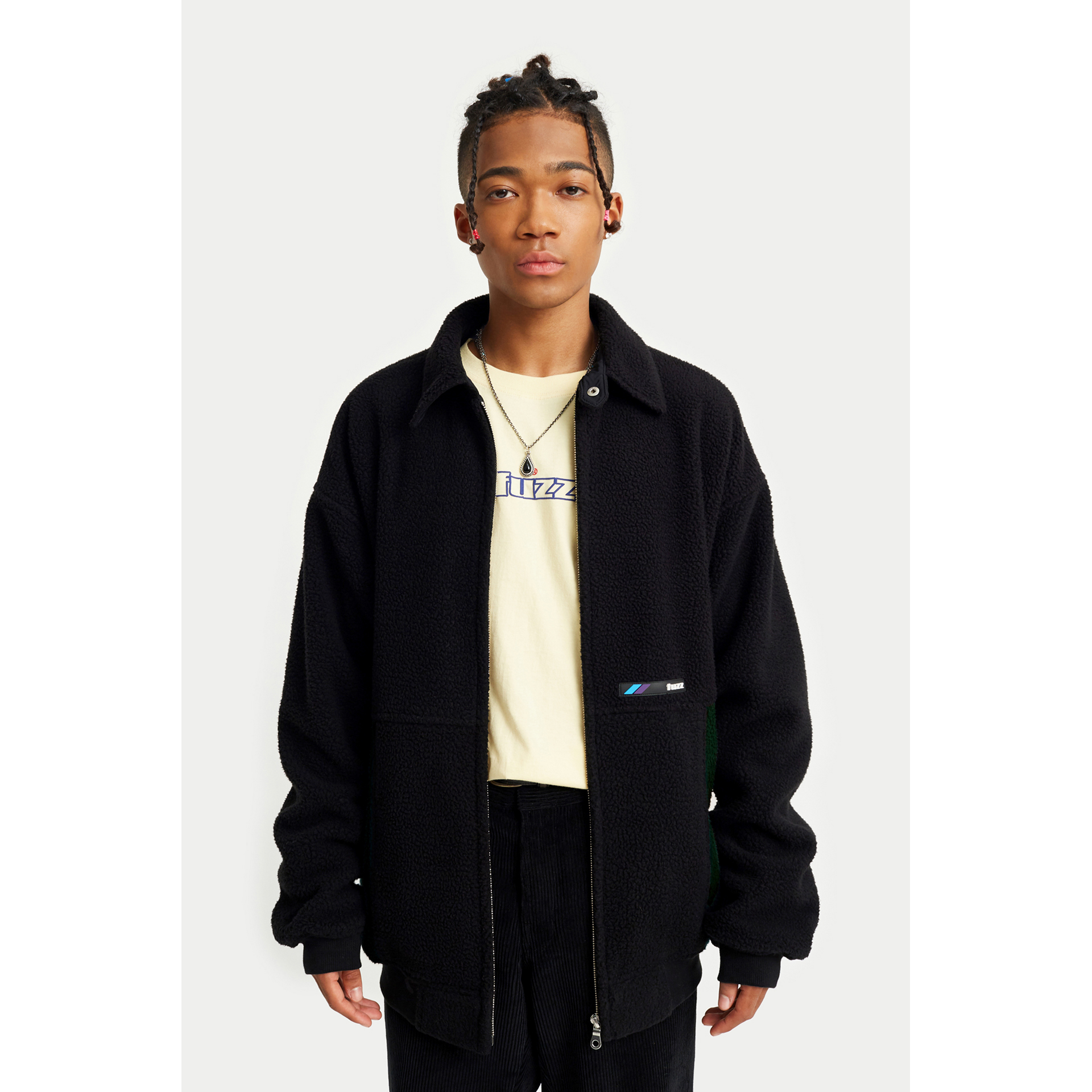 harrington fleece jacket
