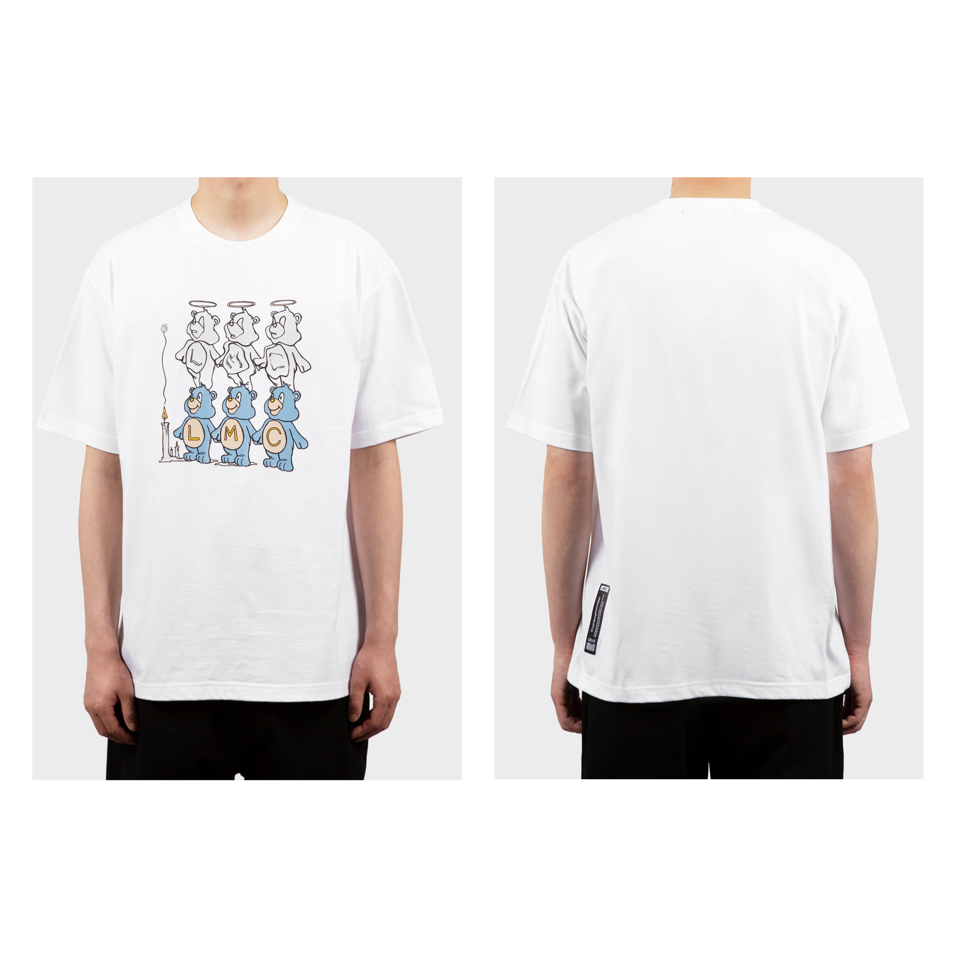 MUSINSA | LMC LMC THREE BEARS TEE white