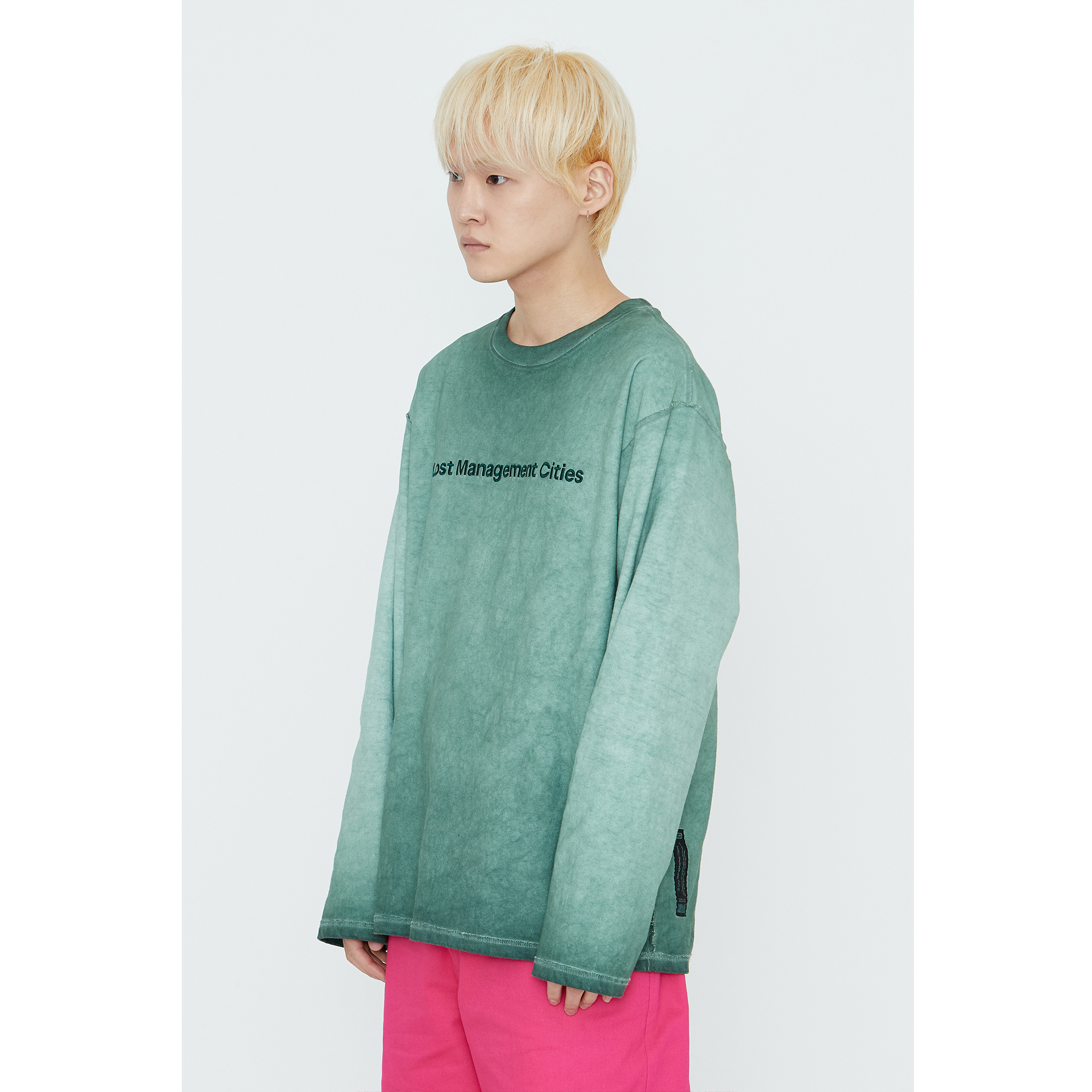 MUSINSA | LMC LMC OVERDYED TED FN LONG SLV TEE green