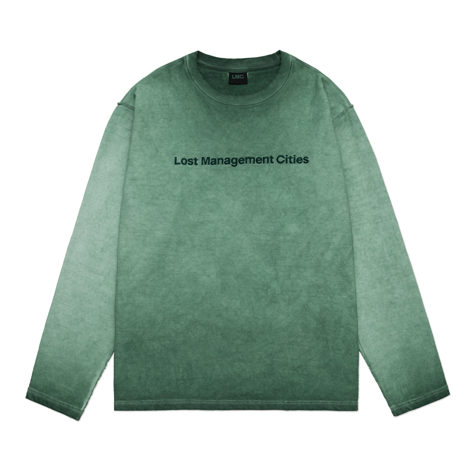 MUSINSA | LMC LMC OVERDYED TED FN LONG SLV TEE green