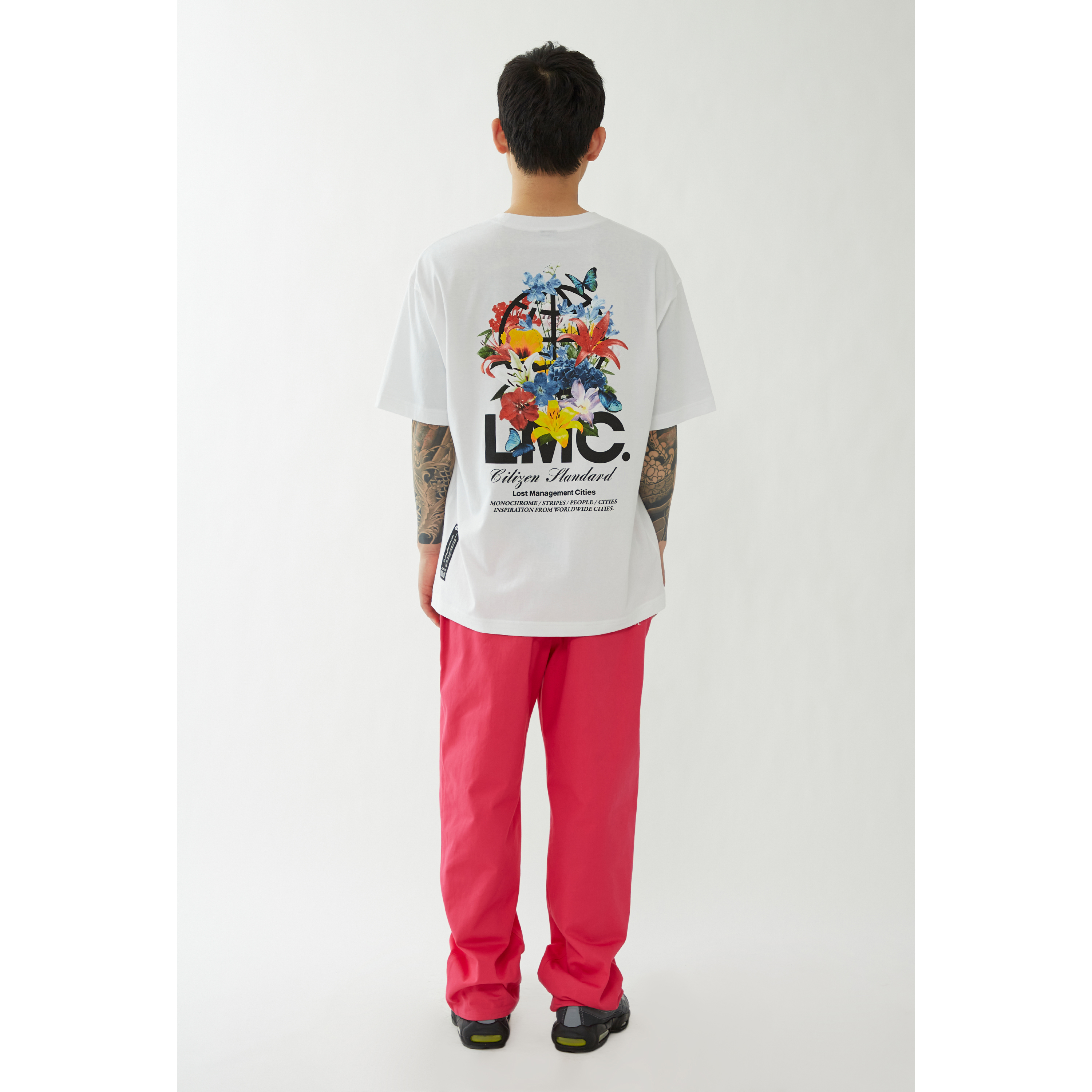 Tシャツ・カットソー LMC FLOWER GARDEN TEE white 0LM45STS209WHT LMC