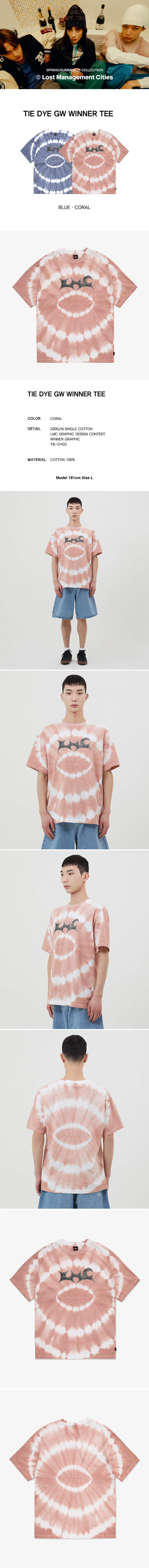 ★2023SS新作★LMC★TIE DYE GW WINNER TEE oversized-tie-dye-t-shirt-