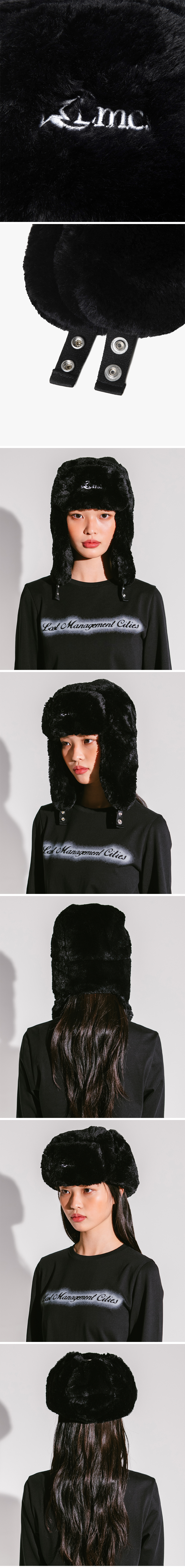 さらに100円引き◆LMC◆FUR EARFLAP TROOPER HAT Aviator Faux Fur Lined Trooper Hat with Adjustable Earflaps