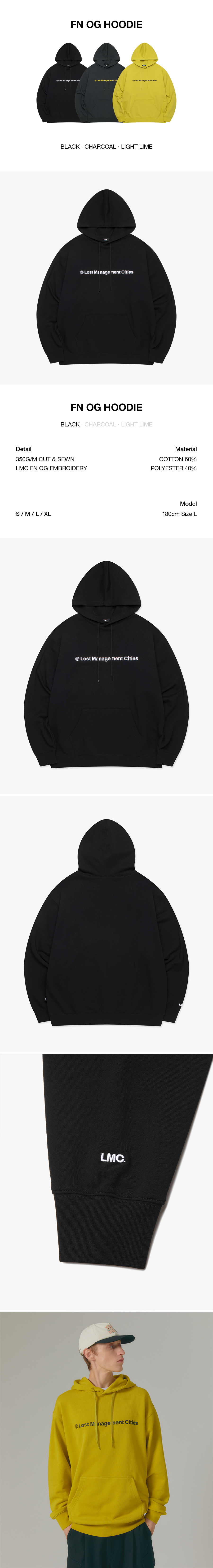 ★2024SS新作★LMC★FN OG HOODIE MUSINSA | LMC FN OG HOODIE black