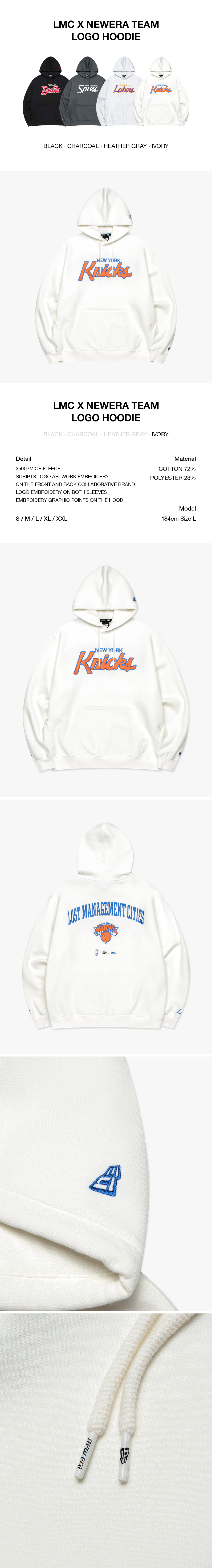 MUSINSA | LMC LMC x NEWERA TEAM LOGO HOODIE ivory