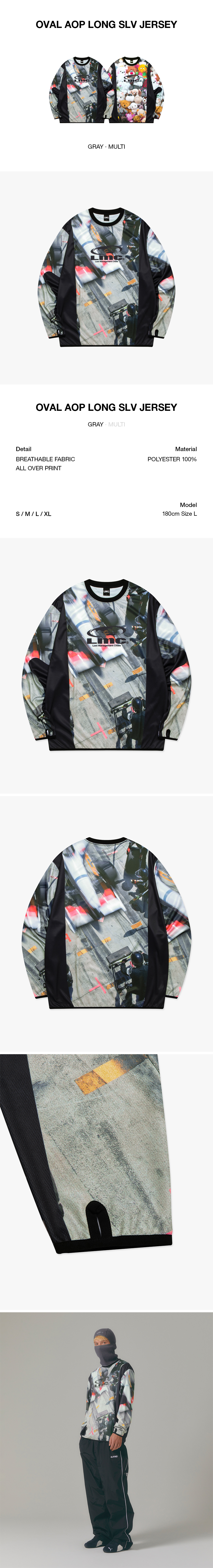 Tシャツ・カットソー LMC OVAL AOP LONG SLV JERSEY SA061 さらに100円引き◇LMC◇OVAL AOP LONG SLV JERSEY (LMC/Tシャツ