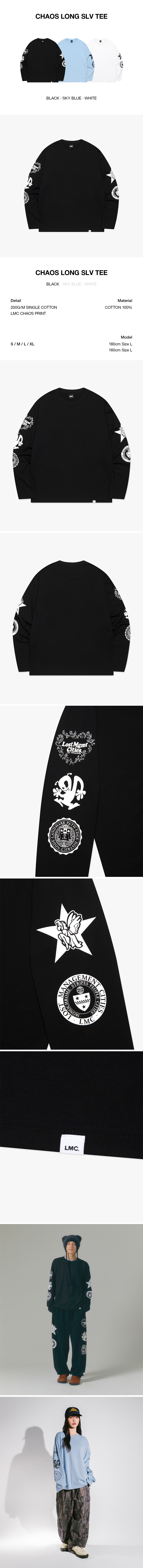 LMC Chaos Long SLV Tee - Black | International Store