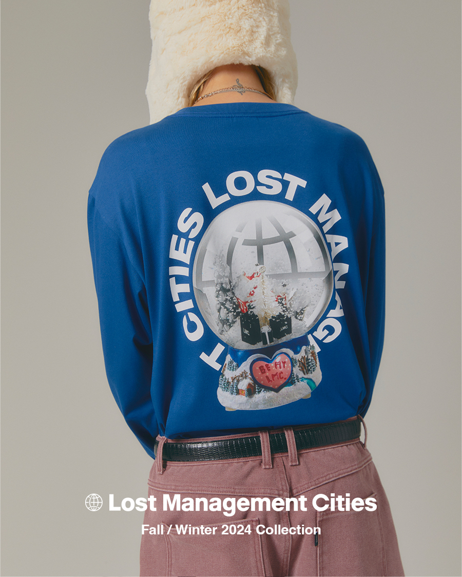 MUSINSA | LMC DYED ARCH FN DOODLE LONG SLV TEE pink