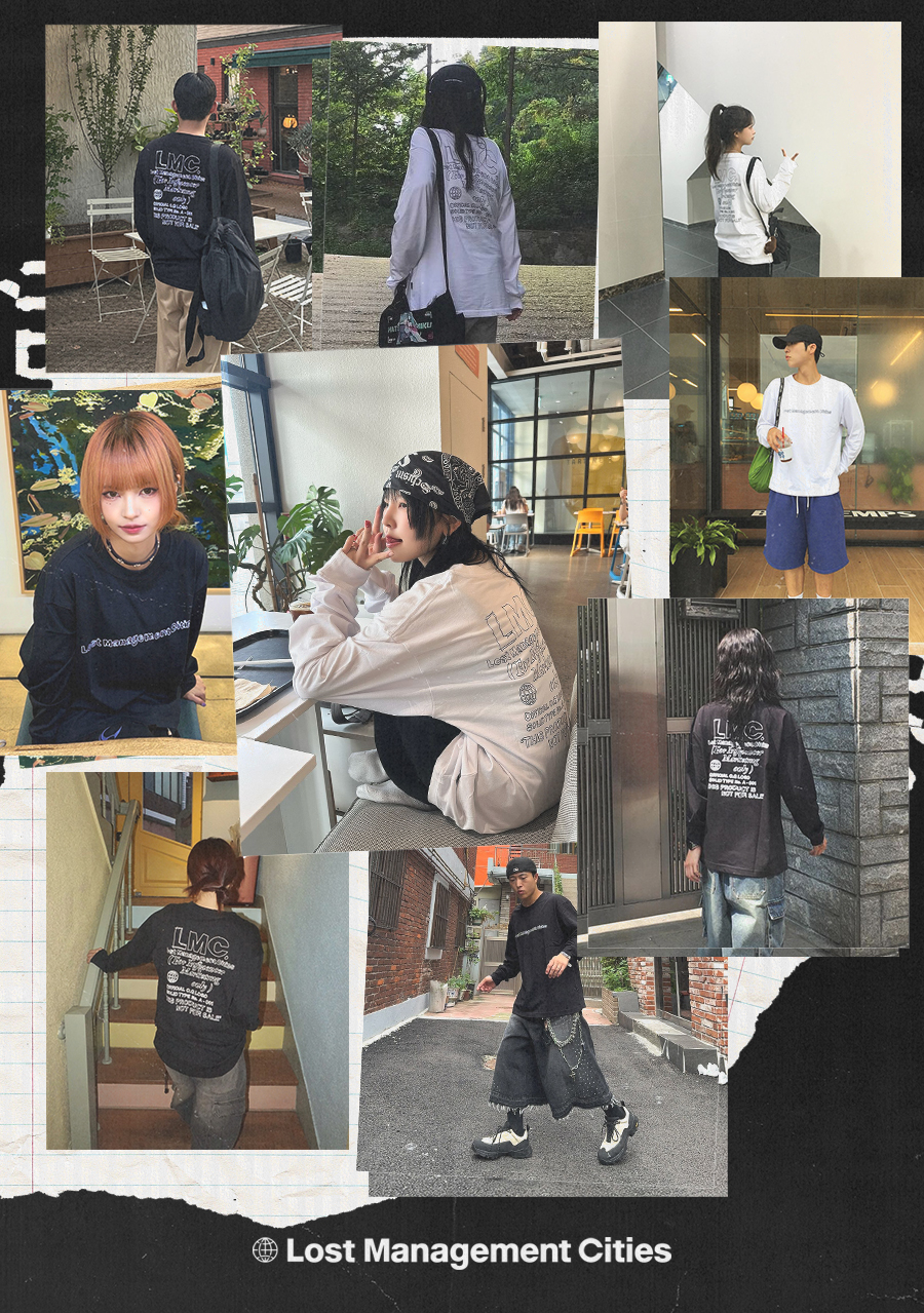 【韓国LMC エルエムシー】FN DOODLE LONG SLV TEE FN DOODLE LONG SLV TEE black - LMC | 엘엠씨