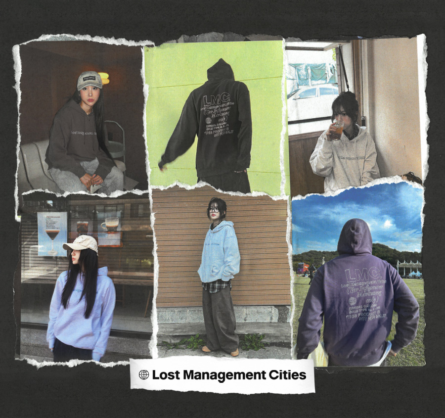 MUSINSA | LMC FN DOODLE HOODIE dark purple