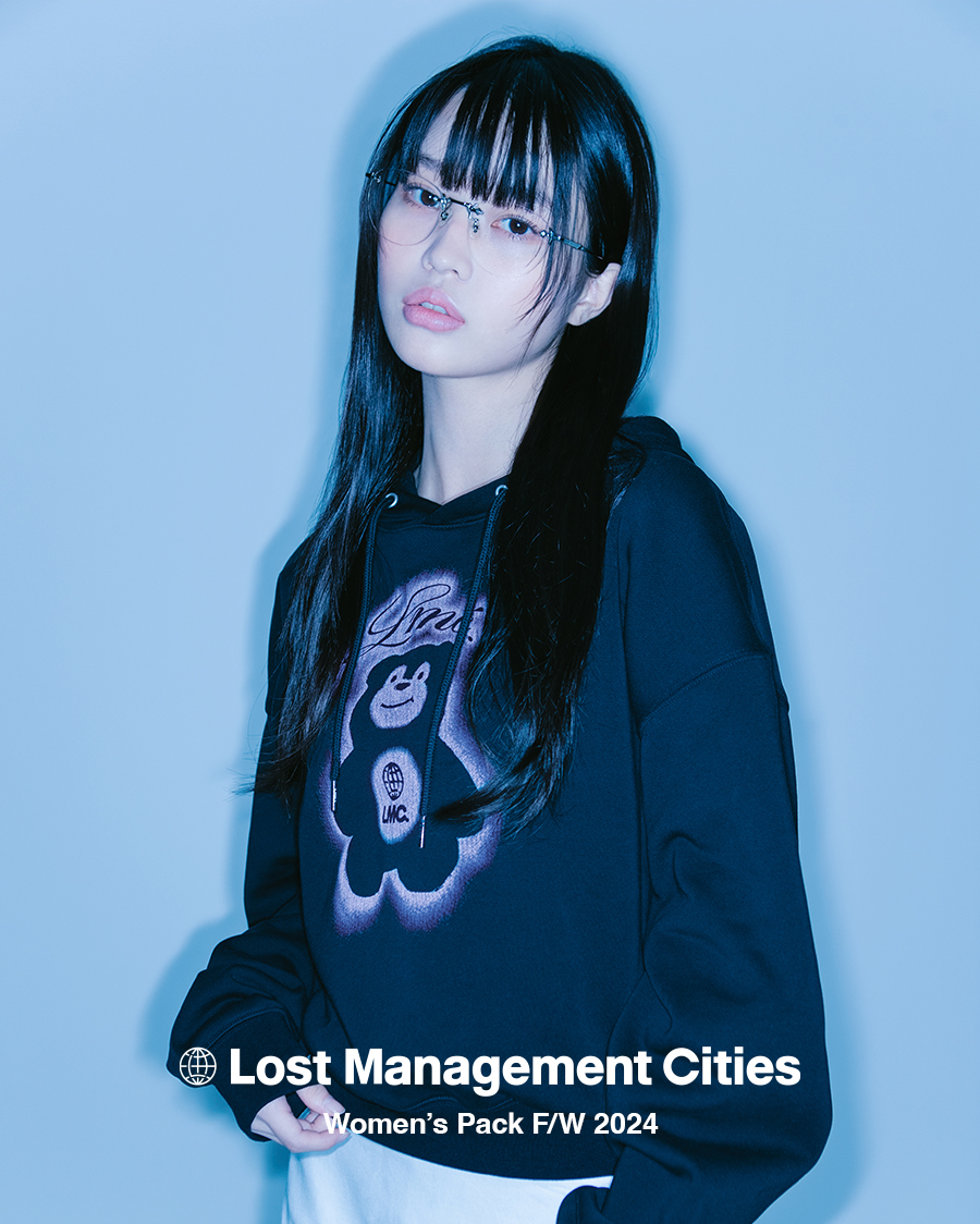 MUSINSA公式 | LMC WM BLUR LOGO LONG SLEEVE black