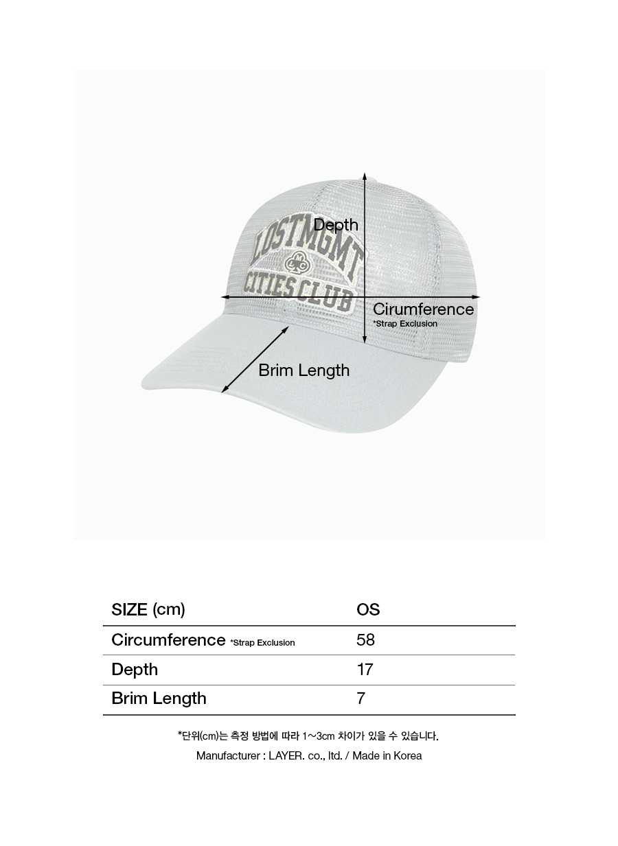 [ LMC]★CLUB ATHLETIC MESH 6PANEL CAP LMC