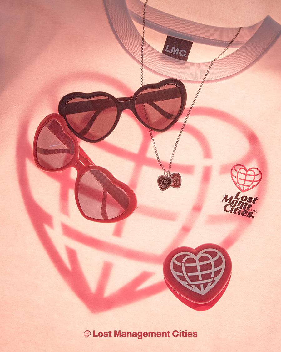 ★LMC★ HEART LOGO TEE white LMC