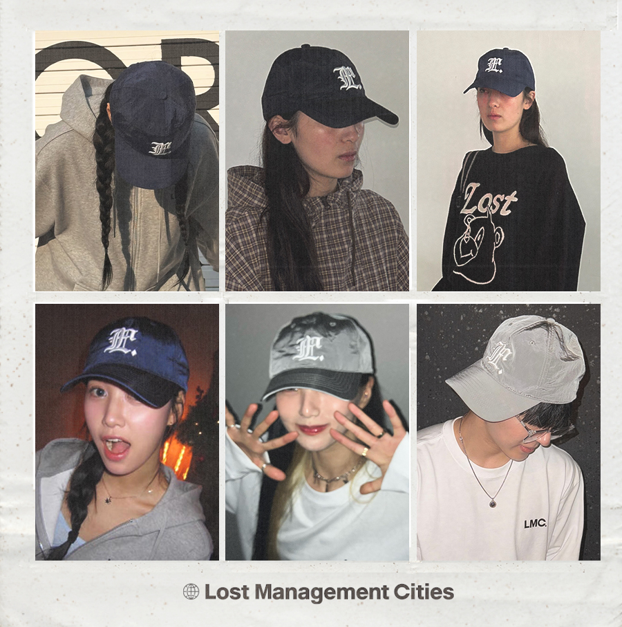★ LMC★ GOTHIC NYLON 6PANEL CAP gray 0LM45SCP102GRY MUSINSA | LMC GOTHIC NYLON 6PANEL CAP gray