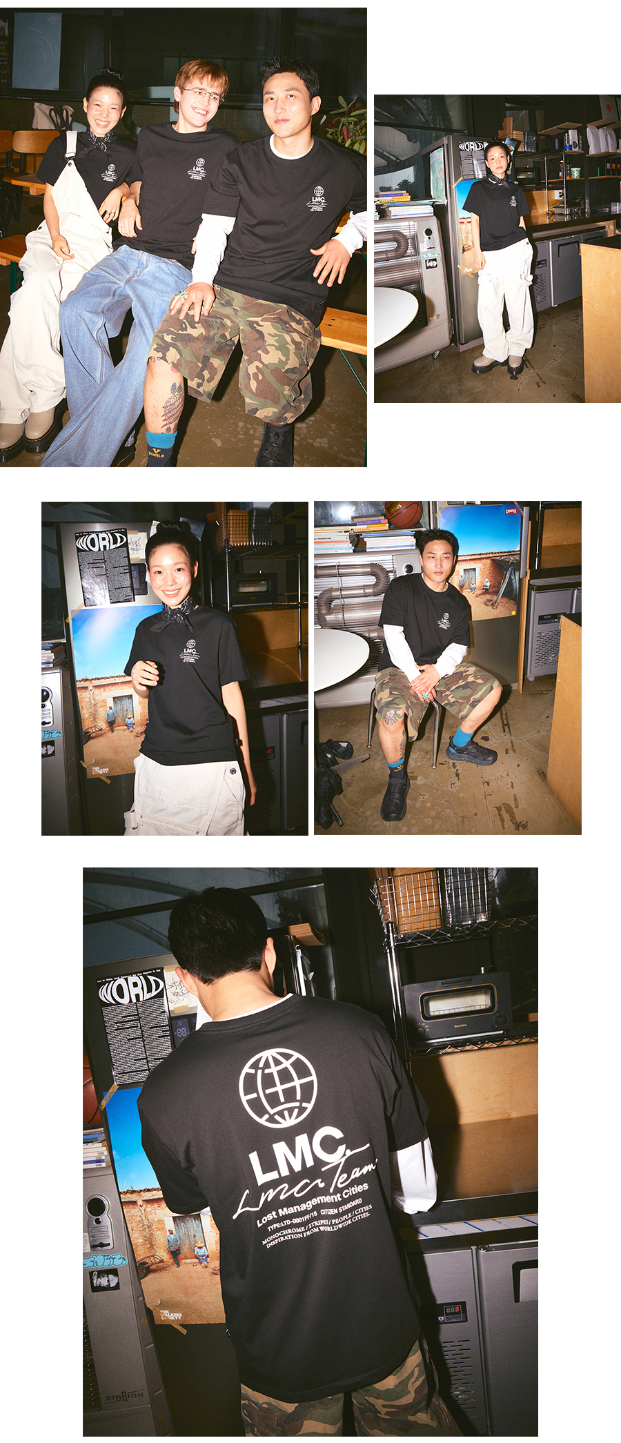 MUSINSA公式 | LMC SIGNATURE COMBO TEE white