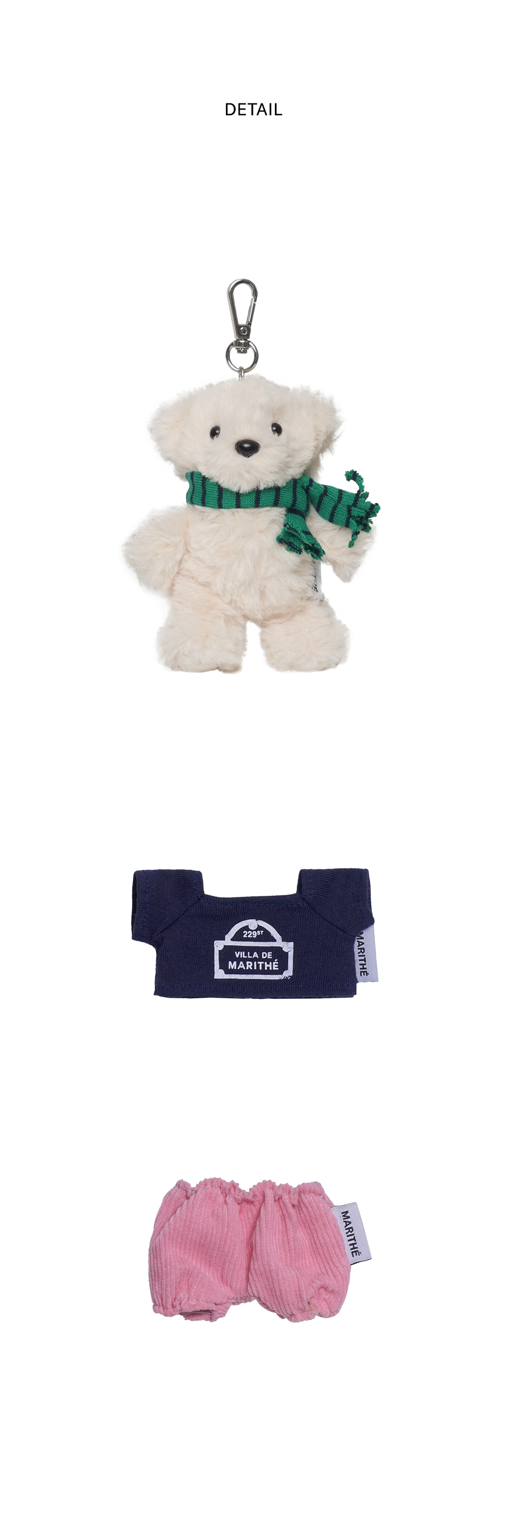VILLA DE MARI KEYRING green - MARITHE FRANCOIS GIRBAUD