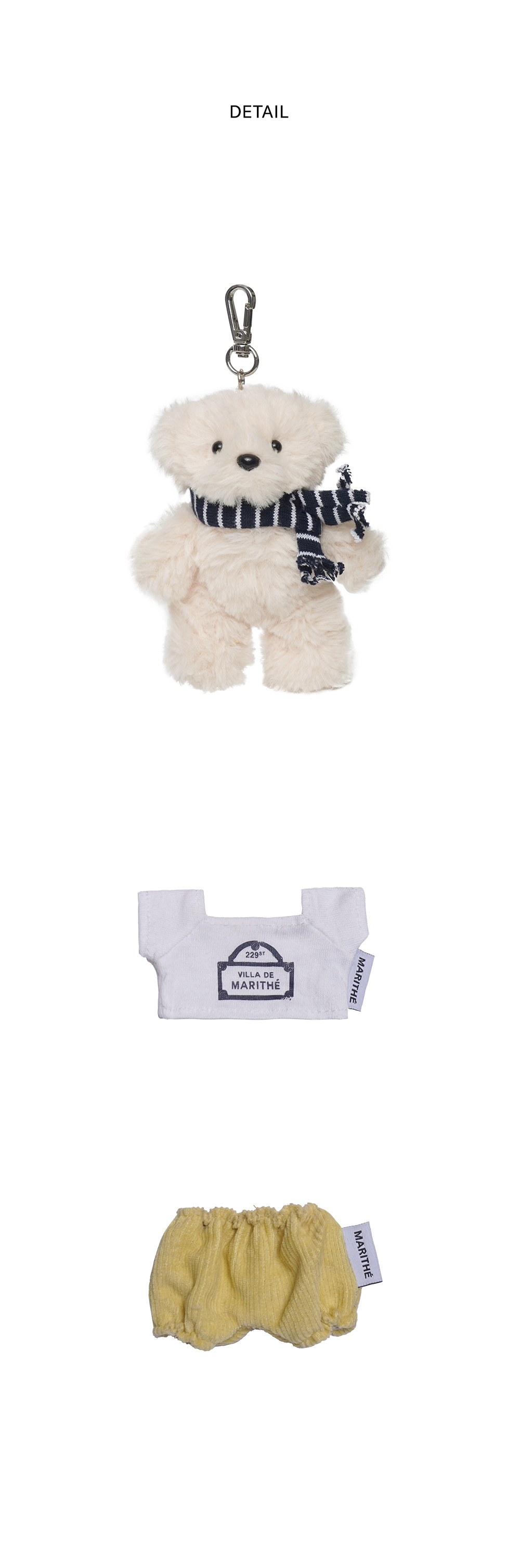 ☆送料・関税込☆MARITHE★VILLA DE MARI KEYRING★ VILLA DE MARI KEYRING navy - MARITHE FRANCOIS GIRBAUD