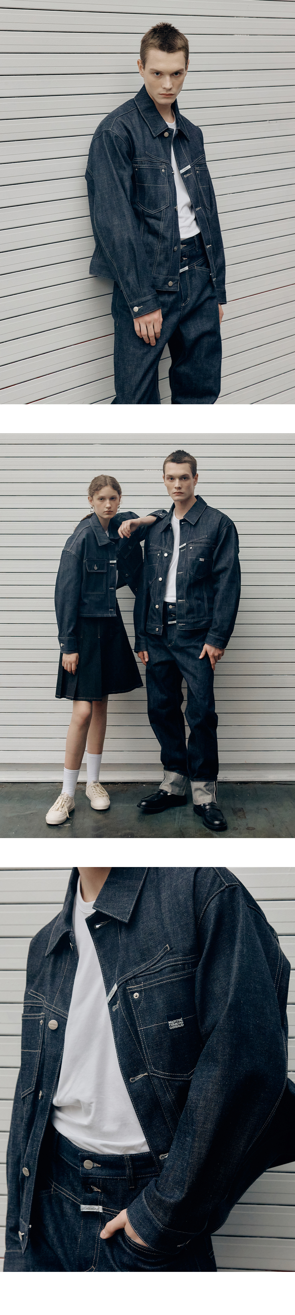Marithe francois clearance girbaud denim jacket