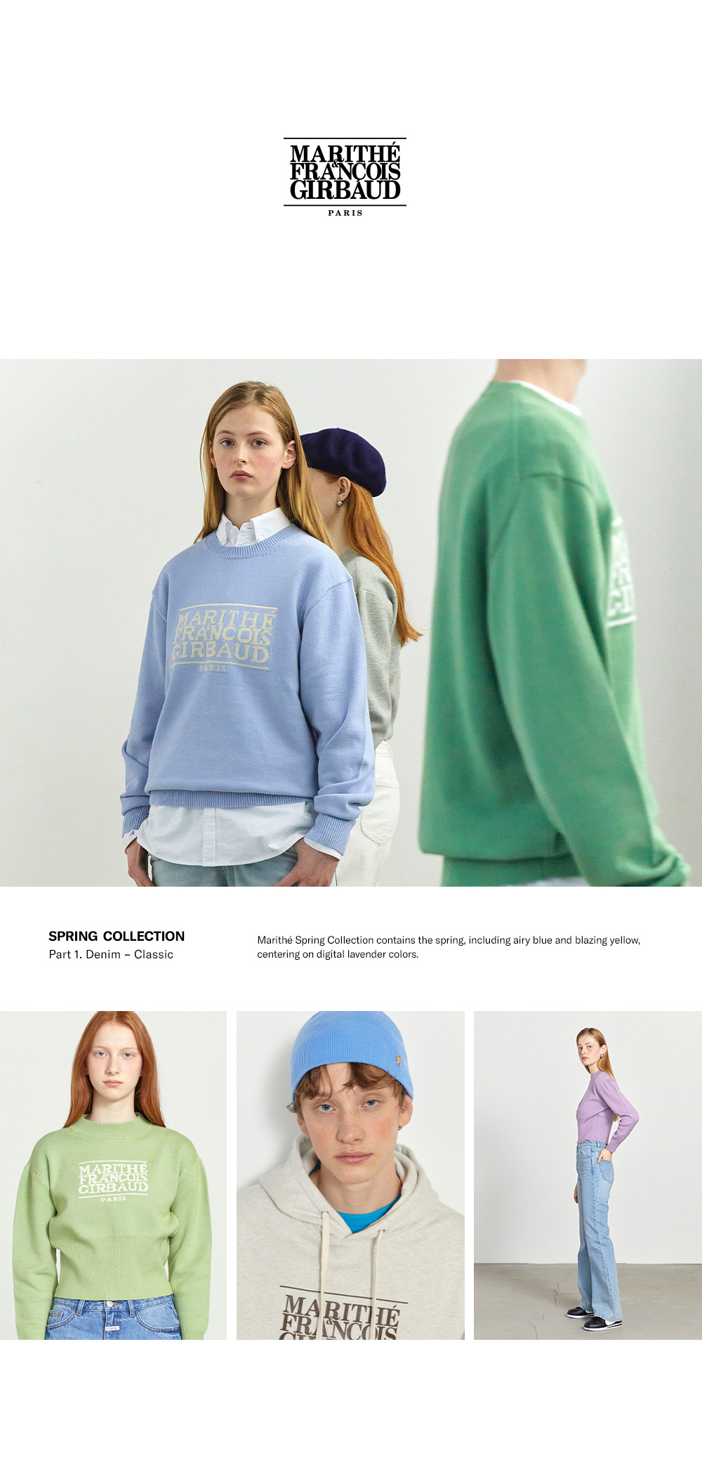 W CLASSIC LOGO CROP HOODIE ZIPUP light heather gray 상세 이미지 1