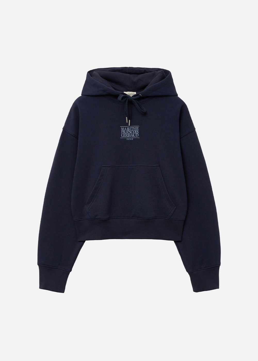 W NEW CLASSIC LOGO HOODIE navy - MARITHE FRANCOIS GIRBAUD