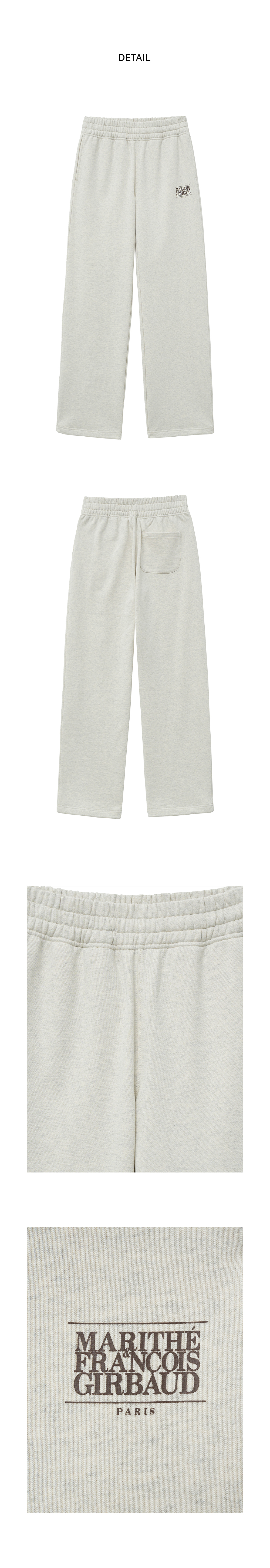 ジャケット Marithe + Francois Girbaud CLASSIC LOGO NYLON BASIC TRACK JA CLASSIC LOGO STRING SWEATPANTS oatmeal - MARITHE FRANCOIS