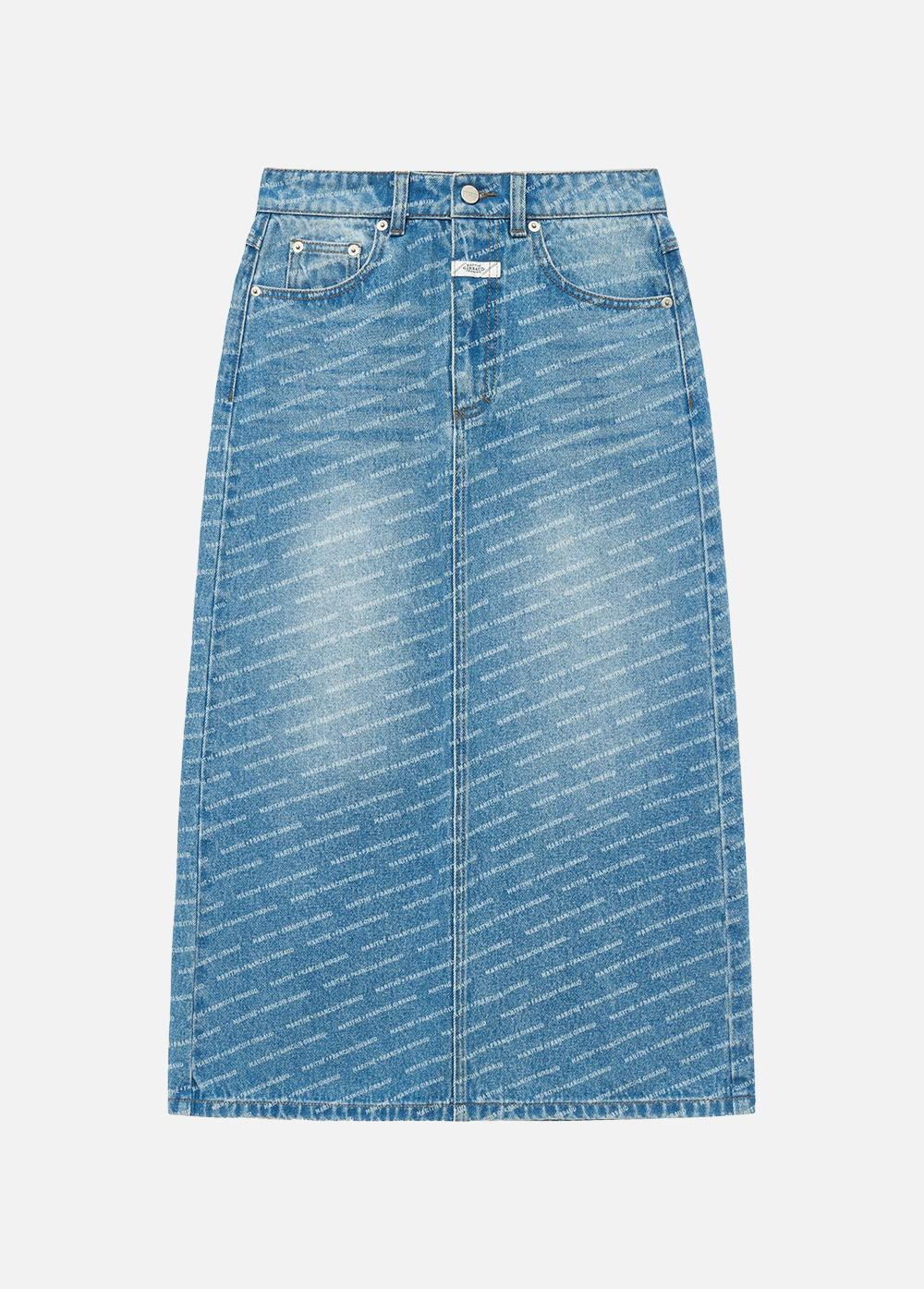 さらに100円引き◆MARITHE◆W PRINTING DENIM SKIRT さらに100円引き◇MARITHE◇W PRINTING DENIM SKIRT