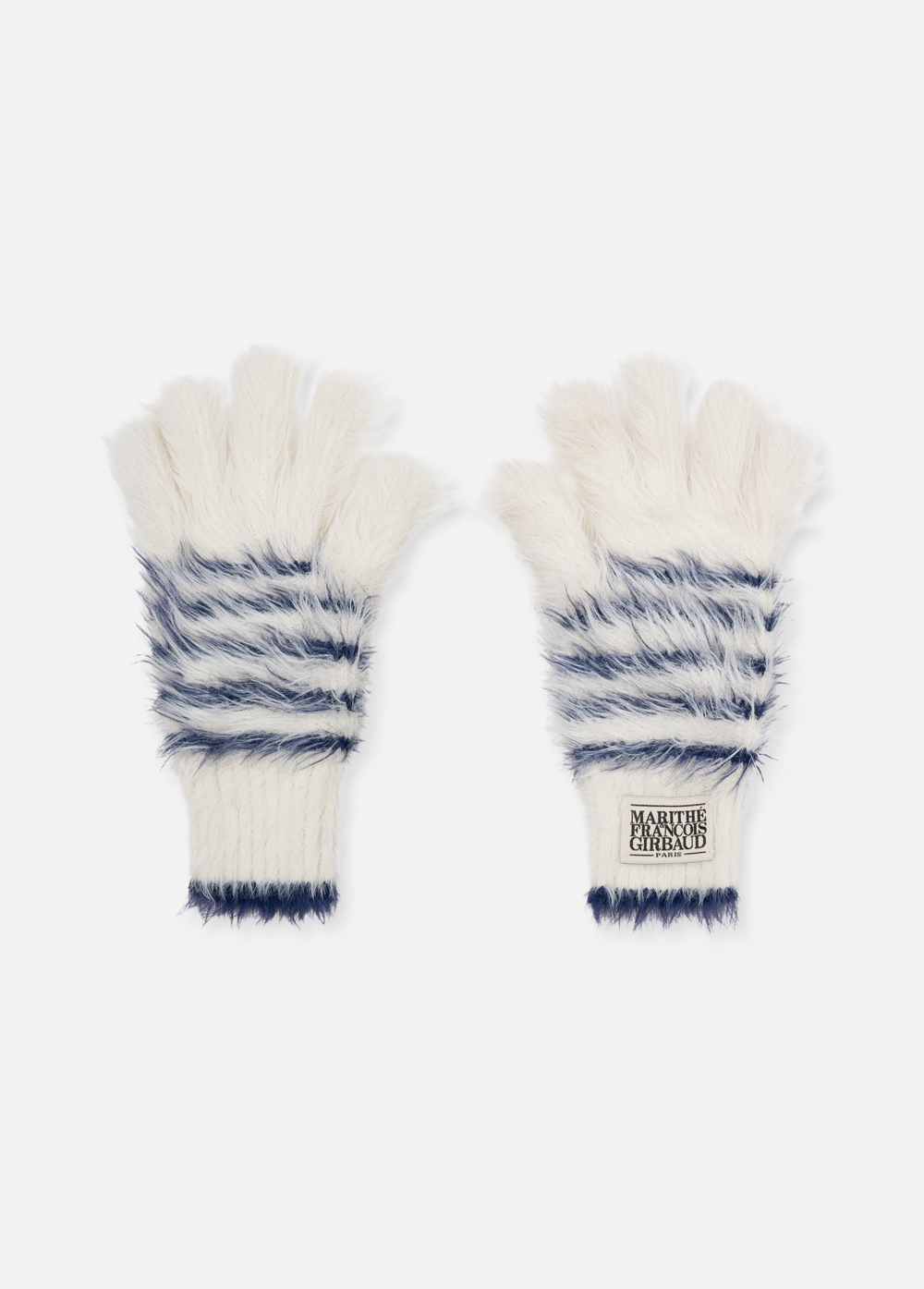 MARITHE★[正規品] 韓国大人気 CLASSIC LOGO FLUFFY GLOVE CLASSIC LOGO FLUFFY GLOVE ivory - MARITHE FRANCOIS GIRBAUD