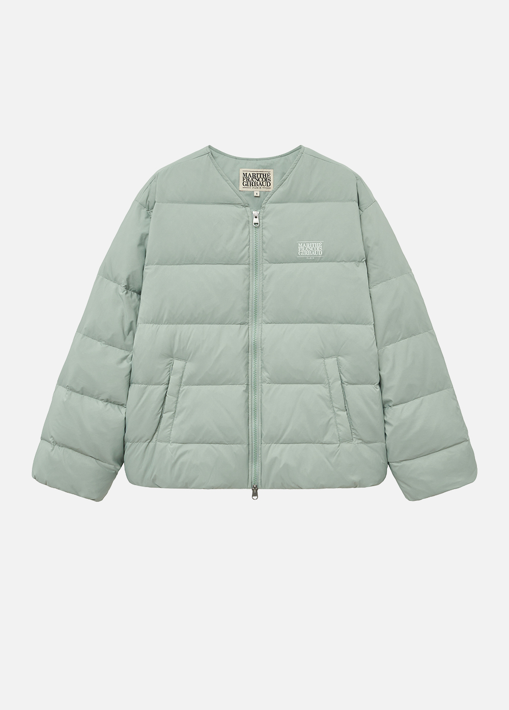 ジャケット Marithe + Francois Girbaud COLLARLESS LIGHTWEIGHT DUCK DOWN COLLARLESS LIGHTWEIGHT DUCK DOWN JACKET mint - MARITHE