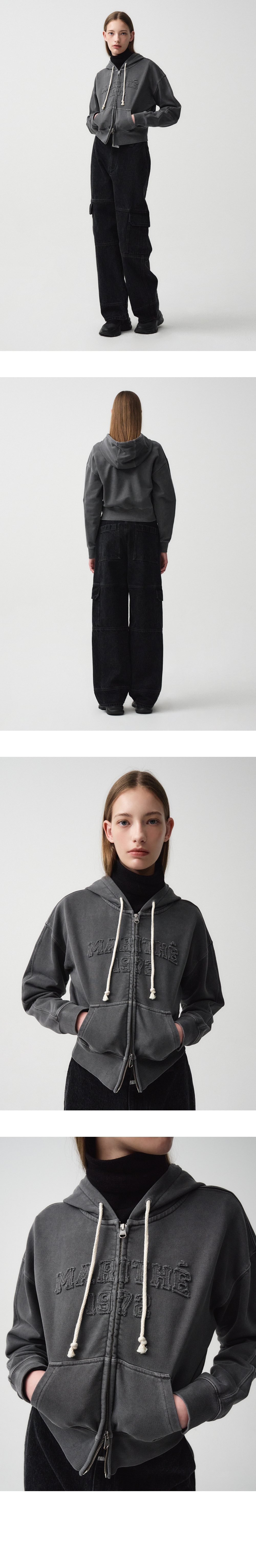 Supreme Marithé + François Girbaud Zip Up Hooded Sweatshirt
