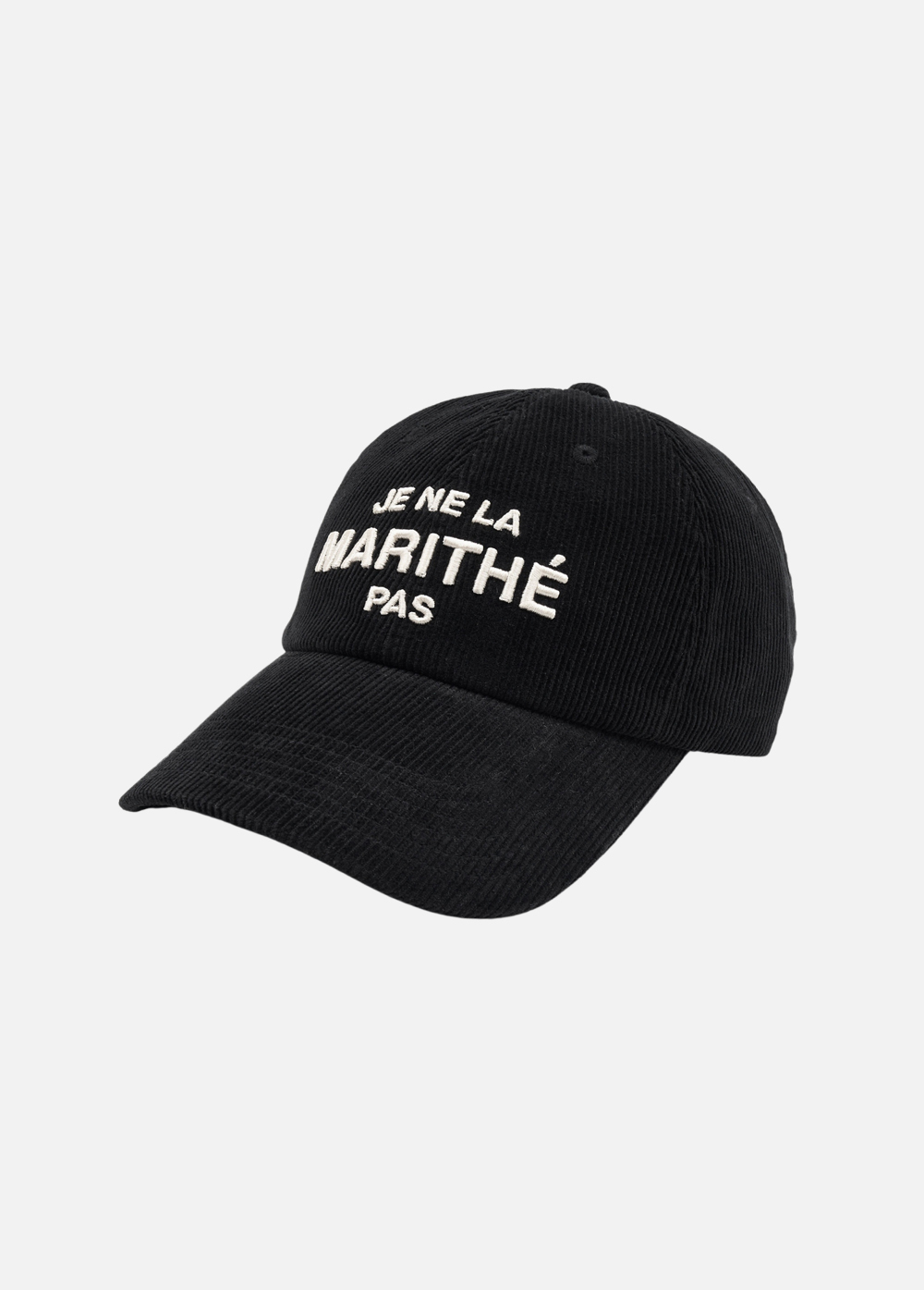 さらに100円引き◆MARITHE◆LETTERING LOGO CORDUROY CAP LETTERING LOGO CORDUROY CAP black - MARITHE FRANCOIS GIRBAUD