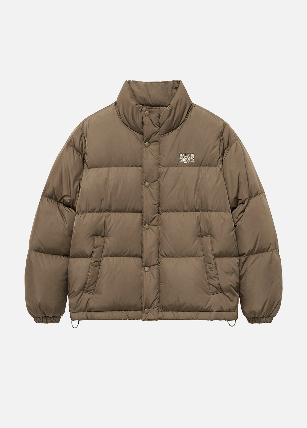 CLASSIC LOGO DUCK DOWN PUFFER brown - MARITHE FRANCOIS GIRBAUD