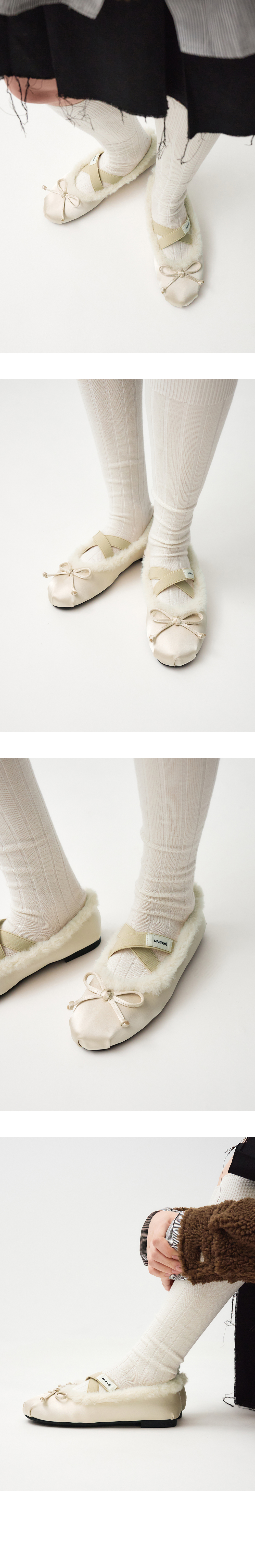 ♥MARITHE ♥W BANDING RIBBON FLAT SHOES W CROSS BANDING RIBBON FLAT SHOES pink - MARITHE FRANCOIS