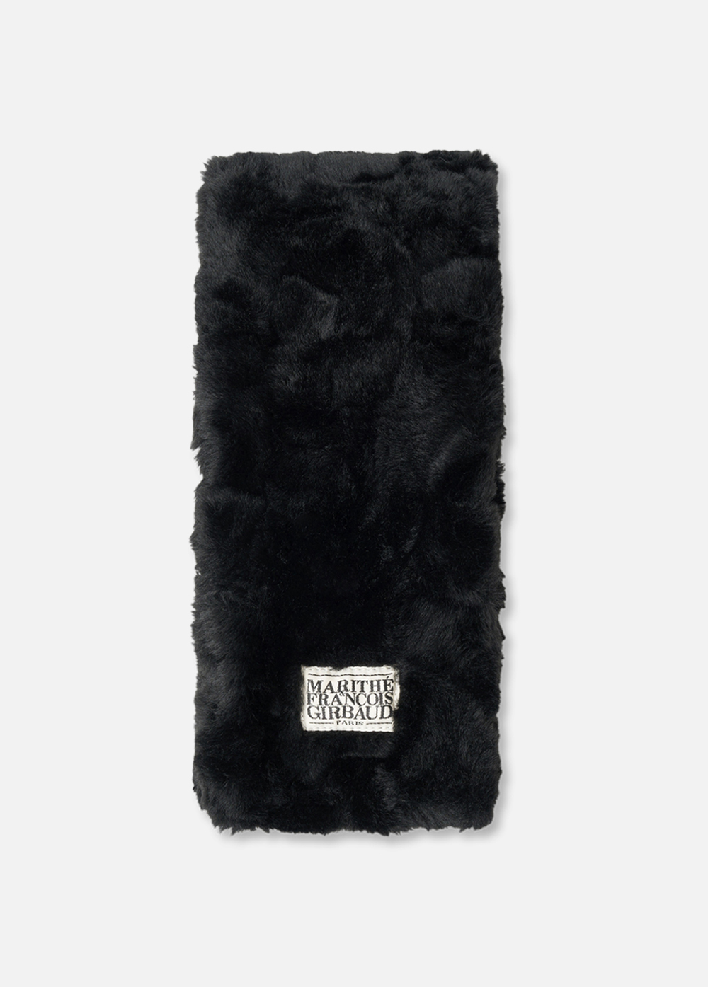 [MARITHE] ★韓国人気★NU WEEK CLASSIC LOGO FUR MUFFLER NU WEEK CLASSIC LOGO FUR MUFFLER black - MARITHE FRANCOIS