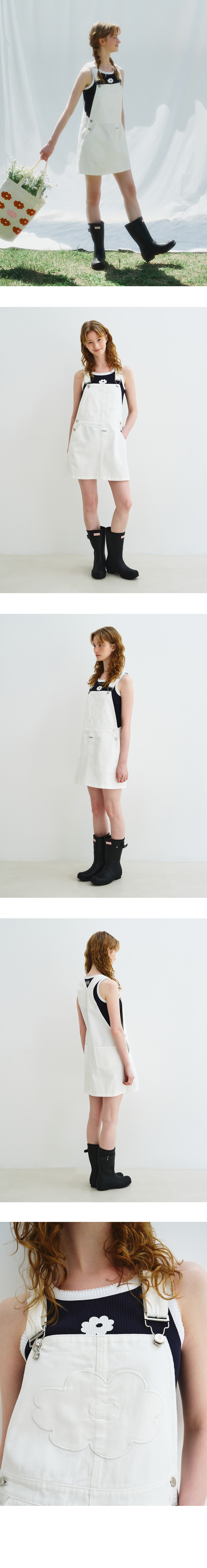 韓国★人気★コラボ DAISY X MARITHE W FLOWER OVERALL SKIRT MUSINSA | DAISY SYNDROME DAISY x MARITHE W FLOWER OVERALL