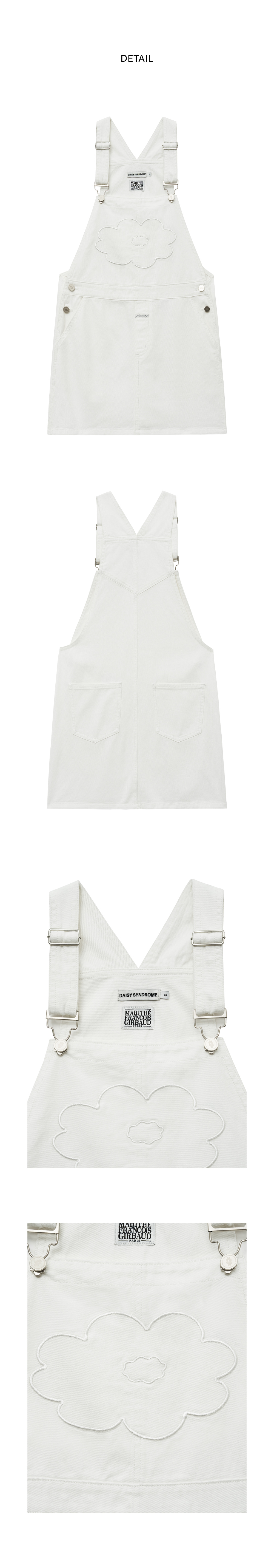 韓国★人気★コラボ DAISY X MARITHE W FLOWER OVERALL SKIRT MUSINSA | DAISY SYNDROME DAISY x MARITHE W FLOWER OVERALL