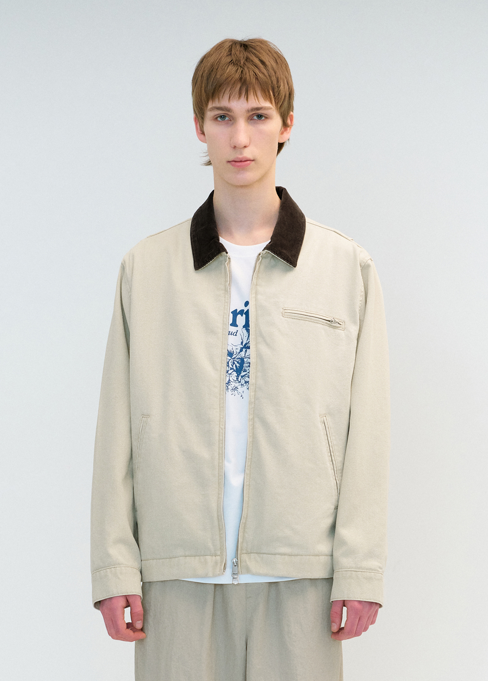 MUSINSA公式 | MARITHÉ WASHED WORK JACKET beige