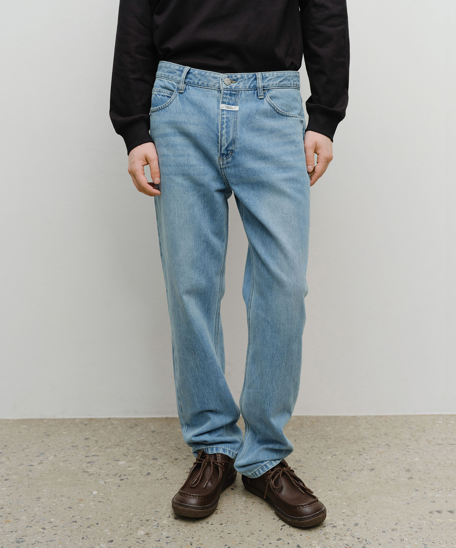 新作メンズデニム人気【MARITHE】M SLIM STRAIGHT DENIM PANTS さらに100円引き◇MARITHE◇M SLIM STRAIGHT DENIM PANTS