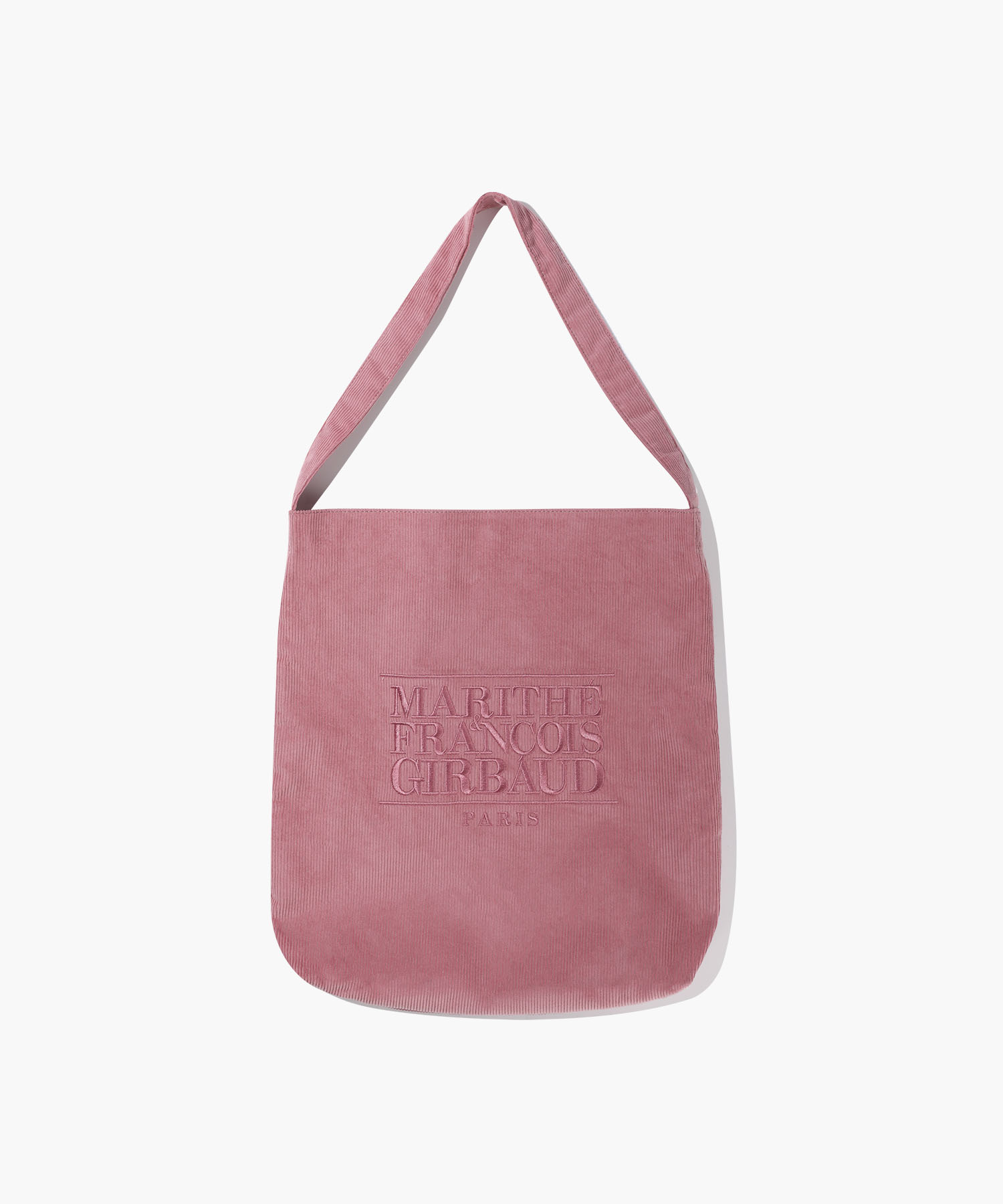 CLASSIC LOGO CORDUROY SHOULDER BAG pink - MARITHÉ+FRANҪOIS