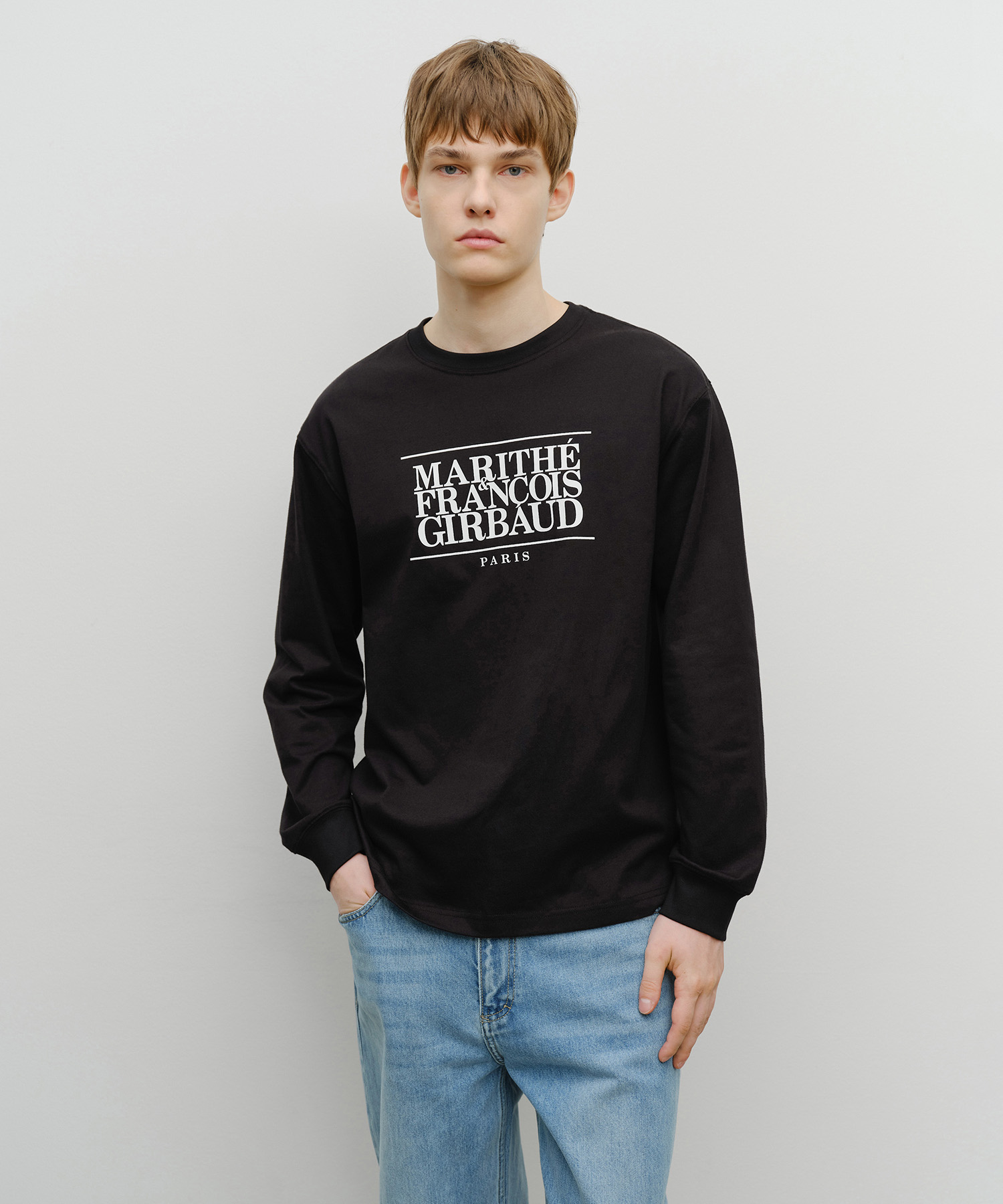 CLASSIC LOGO LONG SLEEVE black - MARITHÉ+FRANҪOIS GIRBAUD