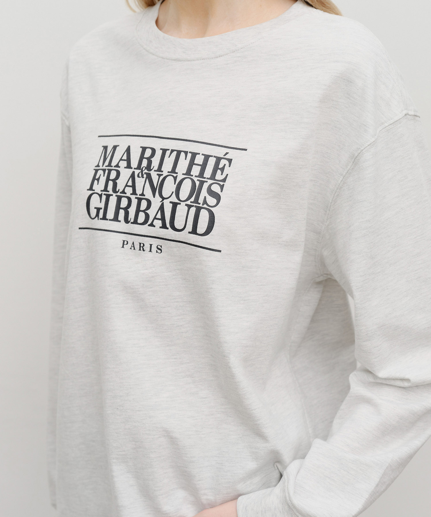 Tee-shirt Manches Longues Marithé François Girbaud - Taille 38 - Gris Foncé - Neuf Avec étiquettes