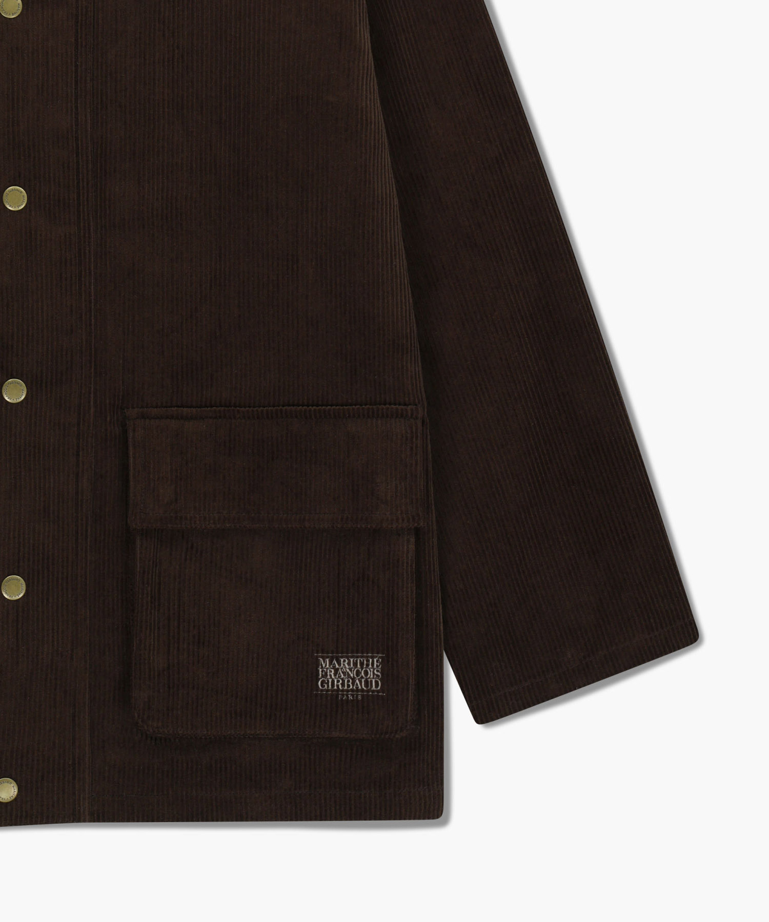 CORDUROY HUNTING JACKET brown - MARITHÉ+FRANҪOIS GIRBAUD