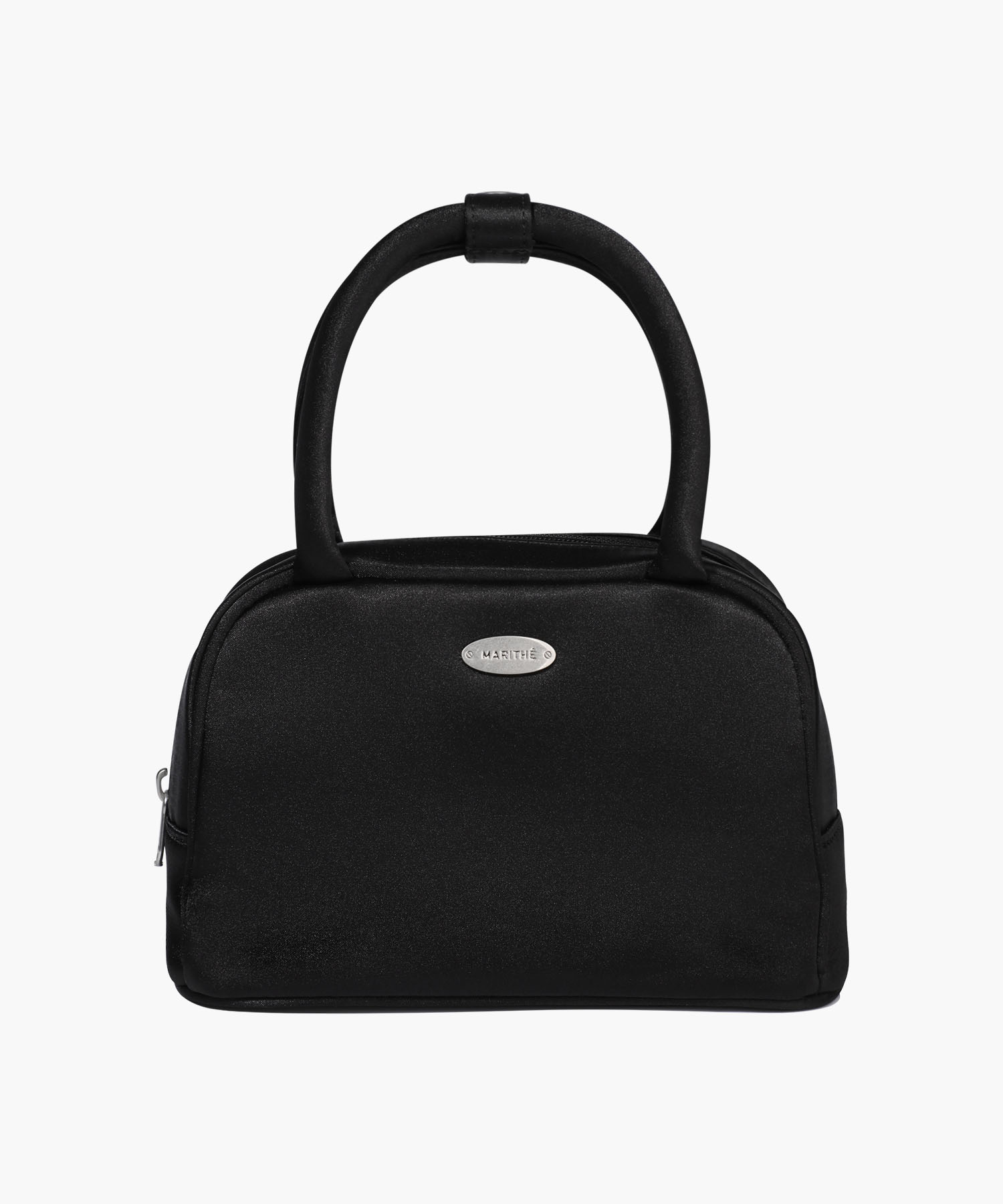 REGULAR LOGO SATIN MINI TOTE BAG black - MARITHÉ+FRANҪOIS