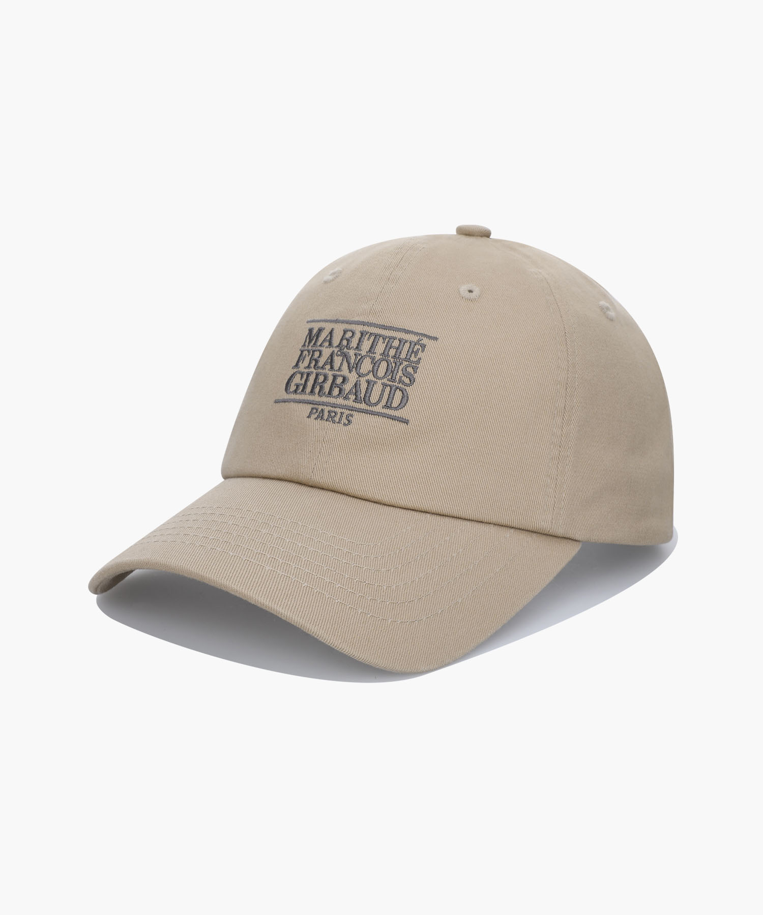 帽子 Mary logo cap beige Embroidered MQ Logo Cap