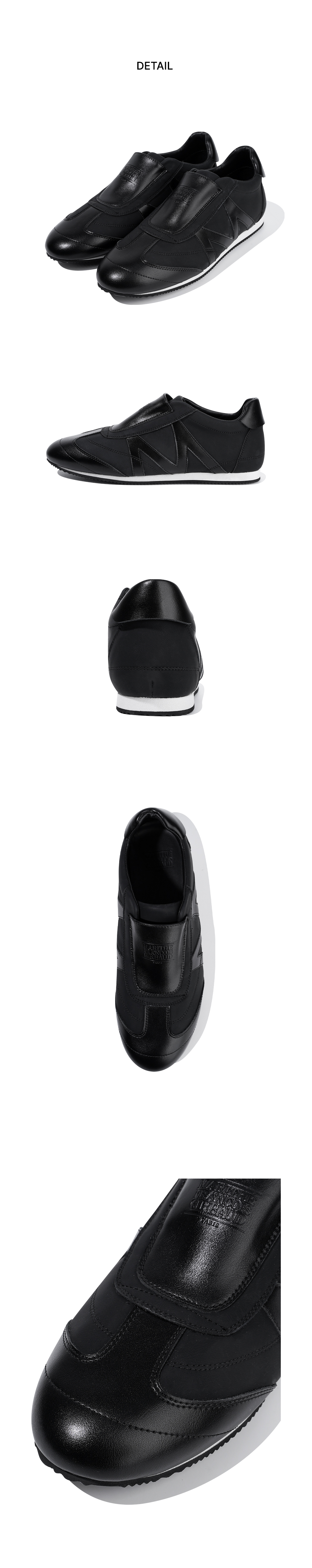 W M LOGO SNEAKERS - 2 COLORS BLACK