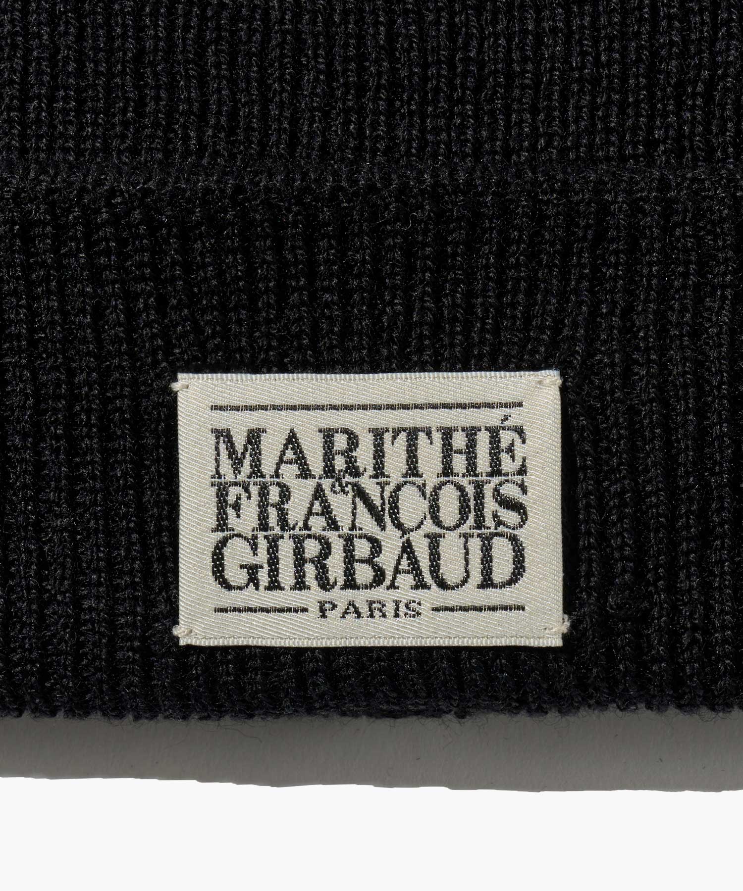 CLASSIC LOGO BEANIE black - MARITHÉ+FRANҪOIS GIRBAUD